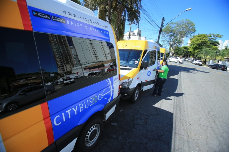 Os serviços do Citybus 2.0 foram temporariamente suspensos em Goiânia. O anúncio foi feito pela empresa HP Transportes. (Foto: Reprodução / Fábio Lima)