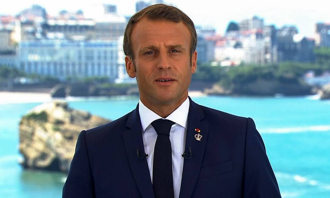 Presidente da França, Emmanuel Macron (Foto: Reprodução)