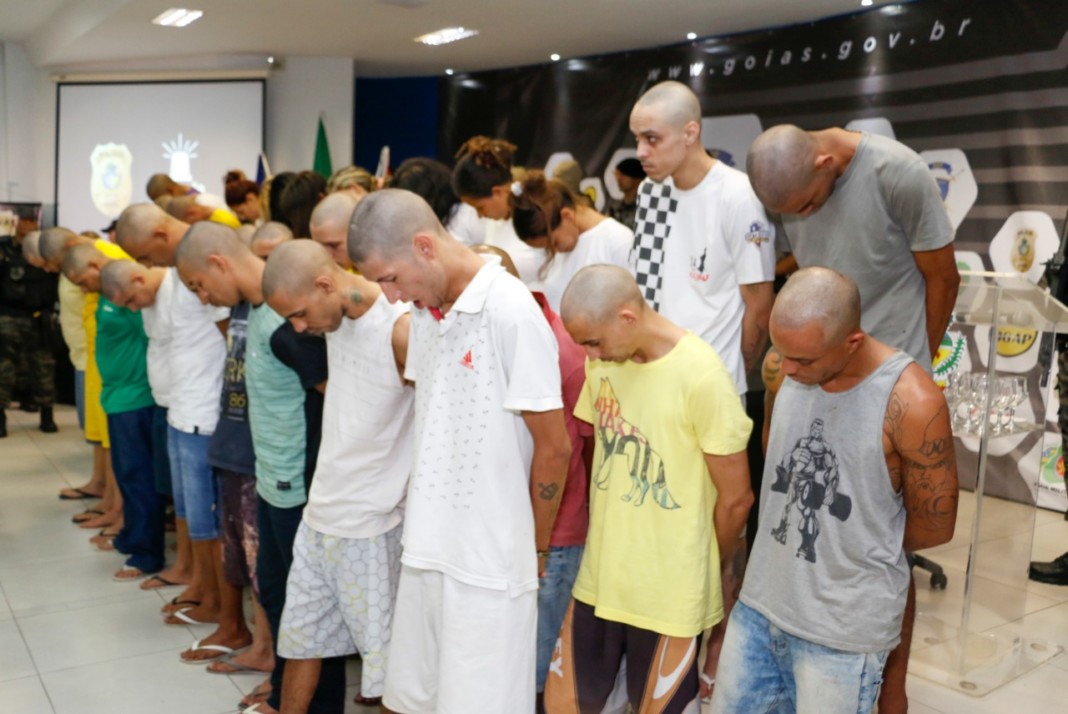 Sobe para 44 o número de presos em operação que investiga associação criminosa que atua no tráfico de drogas e armas em Goiás. (Foto: Divulgação/PC)