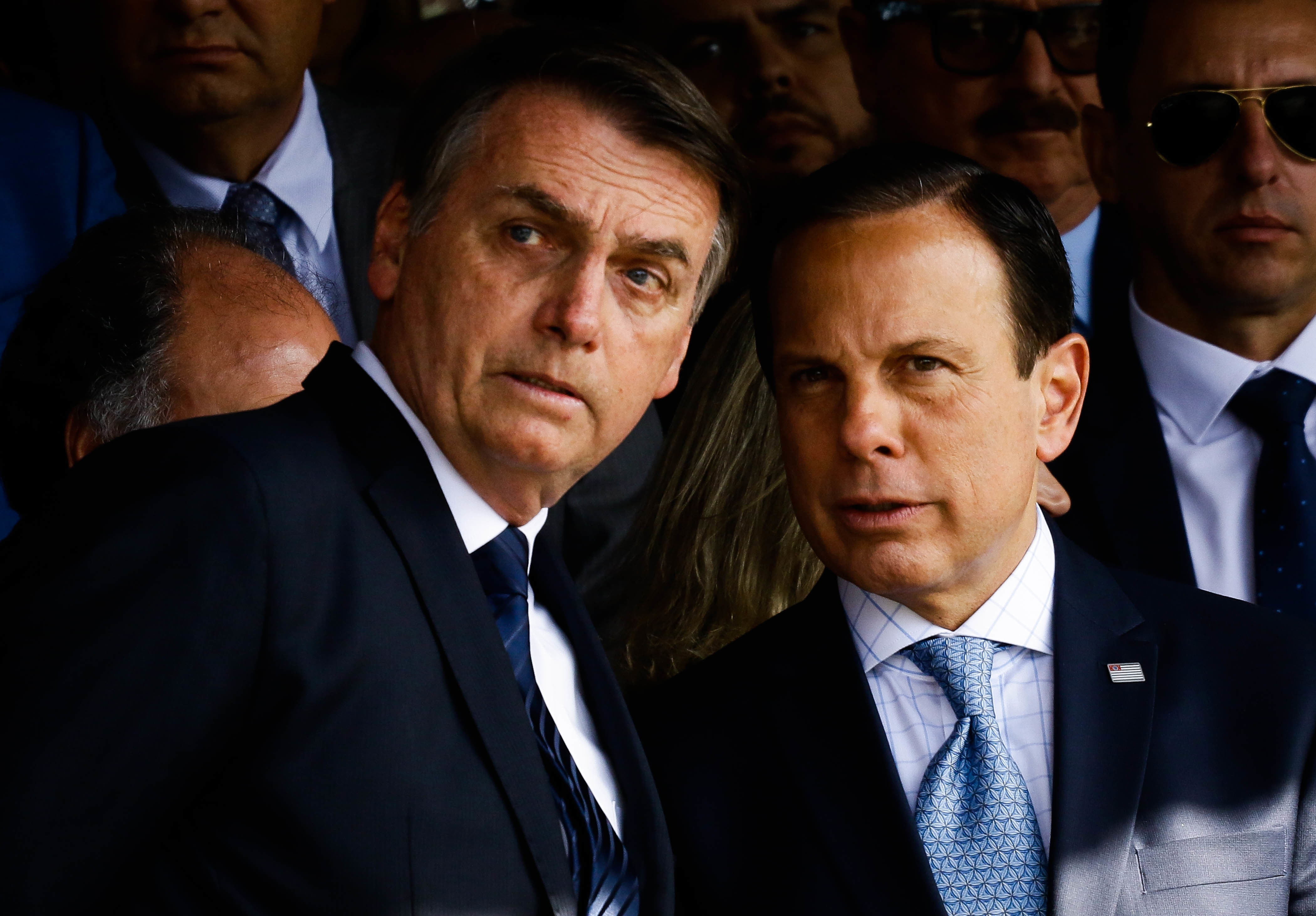 Doria chama participação de Bolsonaro em ato de inadequada e imprópria