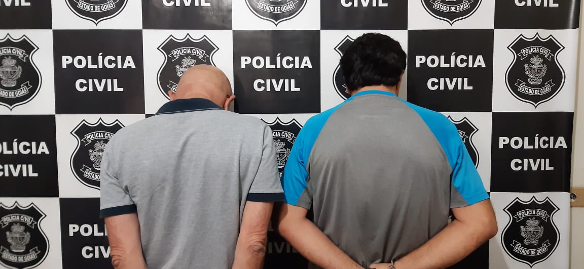 Dois funcionários da prefeitura de Nova Crixás foram presos na manhã desta terça-feira (24) suspeitos de fraudar o ITR e extorquir fazendeiros. (Foto: Divulgação/PC)
