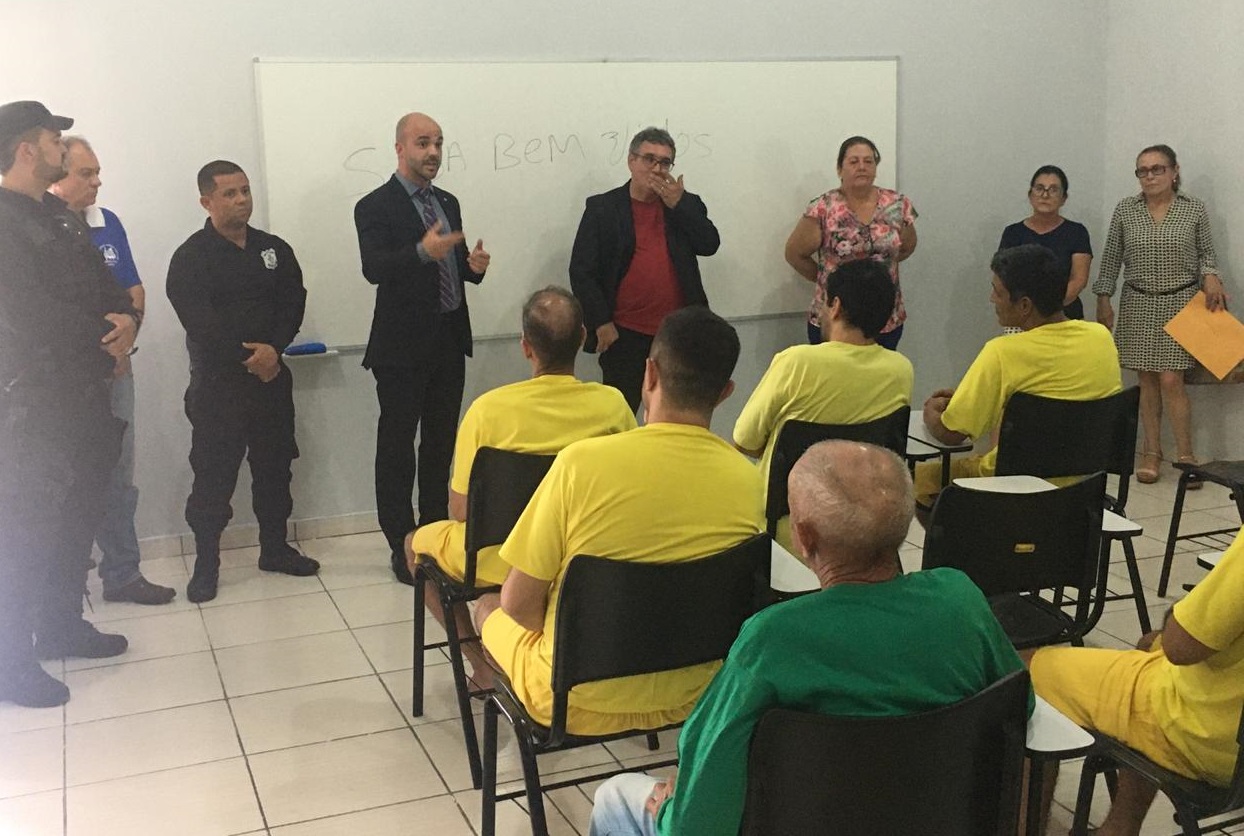 Presídio de Quirinópolis ganha duas salas de aula com capacidade para 90 detentos