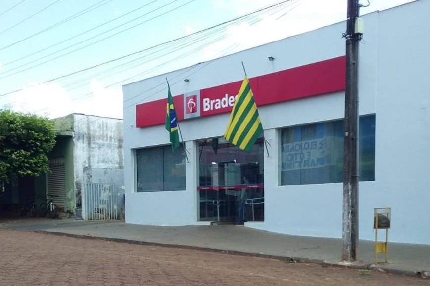 Agência do Banco Bradesco é furtada em Montes Claros de Goiás