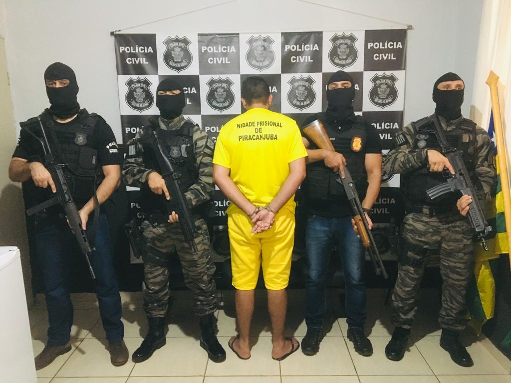 Vigilante penitenciário temporário é preso ao entregar drogas a detentos, em Piracanjuba