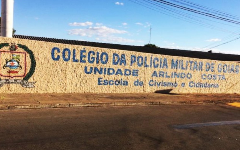Um professor do Colégio Estadual da Polícia Militar Arlindo Costa, em Anápolis, foi afastado após denúncia de que estaria pedindo nudes de alunas da instituição. (Fotos: Divulgação)