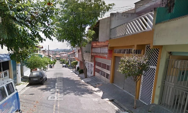 Rua onde morava menina morta por cachorro em São Bernardo do Campo. — Foto: Reprodução/Google Maps