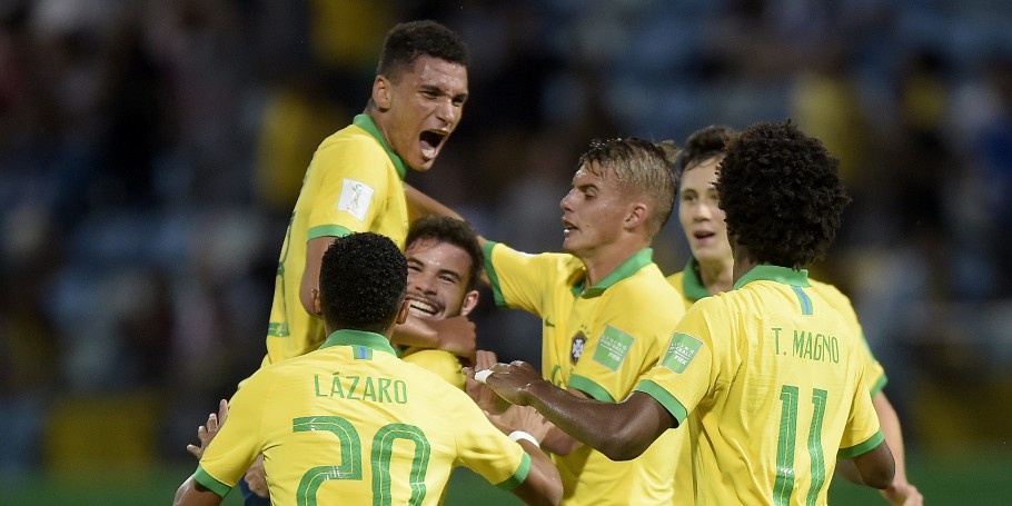 Brasil vence Angola e avança em primeiro no Grupo A do Mundial Sub-17 (Foto: Alexandre Loureiro/CBF)