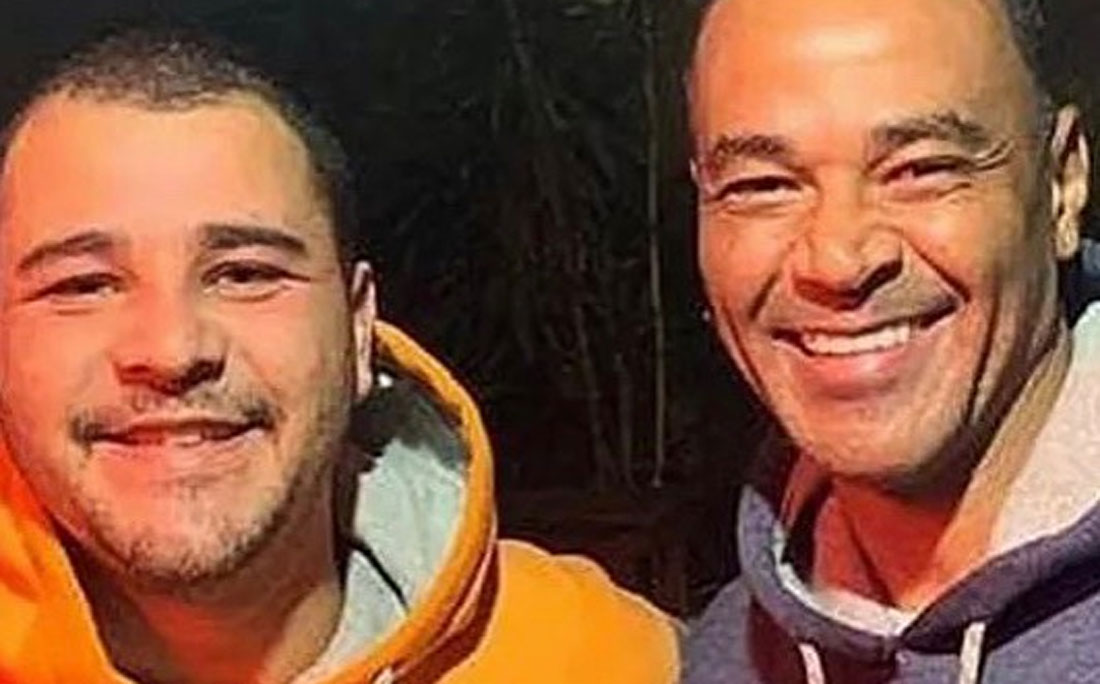Cafu e o filho Danilo Feliciano de Moraes (Foto: Reprodução)