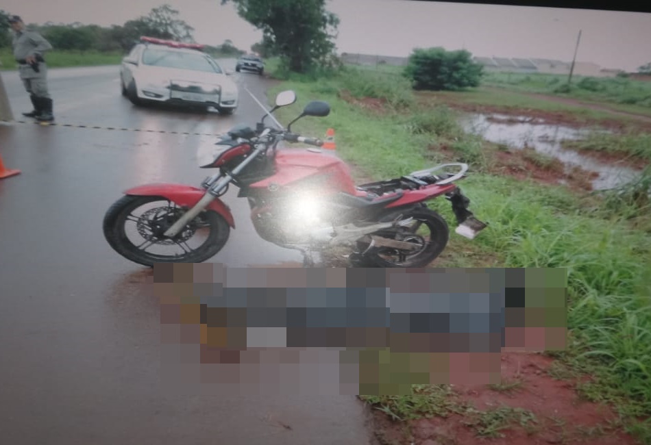 Colisão entre duas motos deixa um morto e um ferido na GO-462 em Goiânia