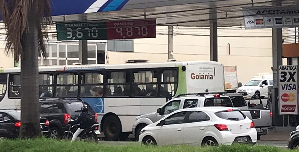 A capital Goiânia registrou, nesta semana, mais uma alta nos preços de combustíveis. Maior valor é sentido, principalmente, no etanol. (Foto: Hugo Oliveira/Mais Goiás)