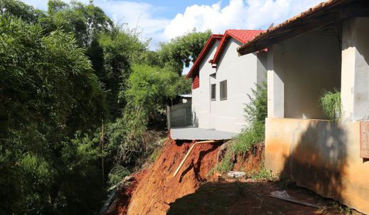 As quatro famílias de Pontalina que tiveram os imóveis interditados ficarão em casas do conjunto habitacional da cidade. (Foto: Divulgação/Prefeitura de Pontalina)