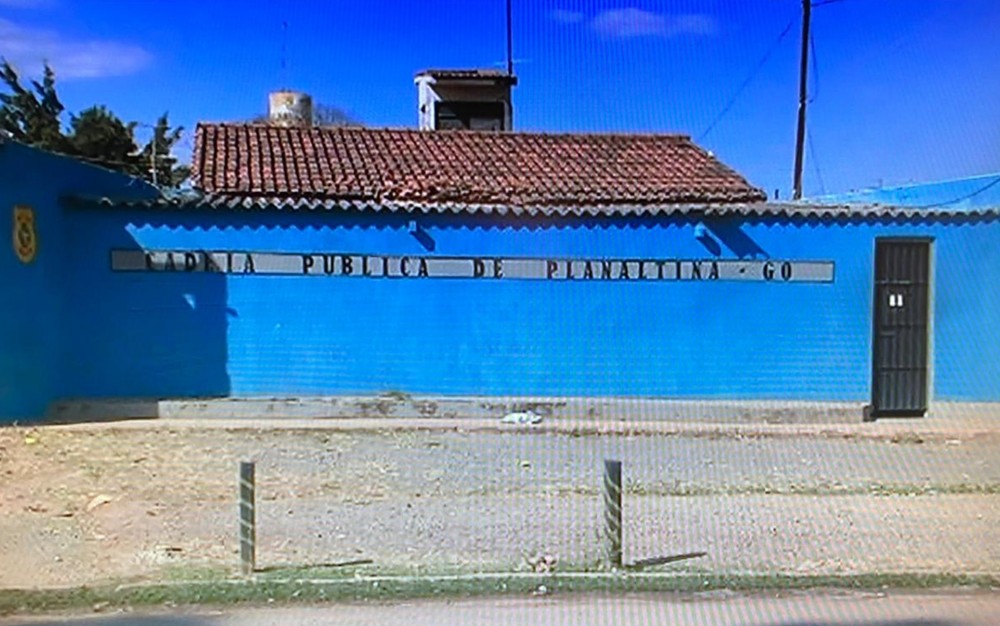 Cadeia Pública de Planaltina de Goiás — Foto: Reprodução/TV Anhanguera
