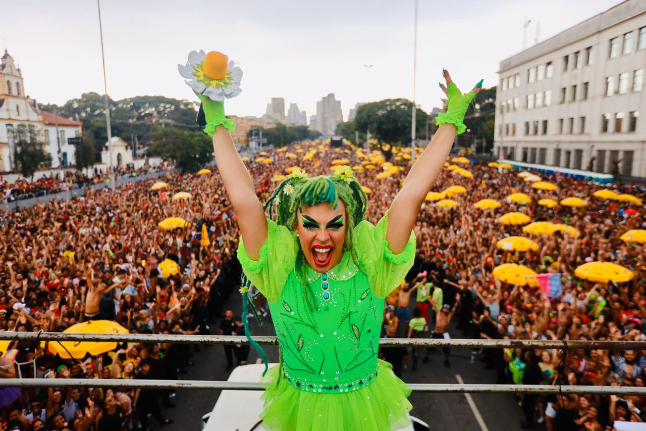 Gloria Groove Bloco das Gloriosas Carnaval São Paulo