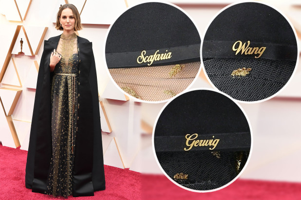 Natalie Portman faz protesto feminista no tapete vermelho do Oscar