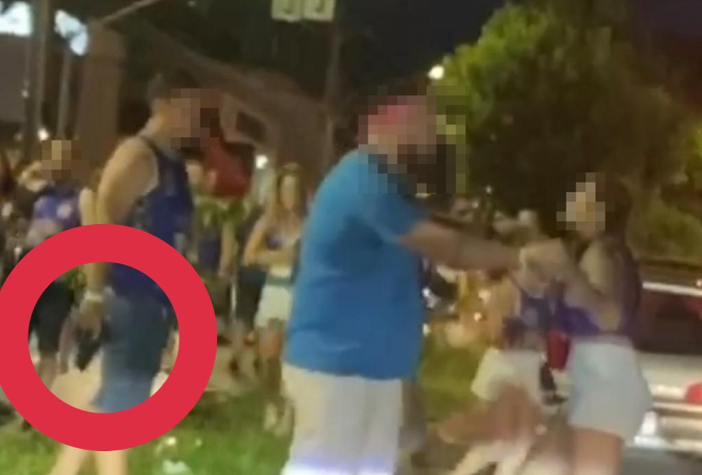 EXCLUSIVO: Homem é flagrado armado durante pré-carnaval, em Goiânia; assista ao vídeo