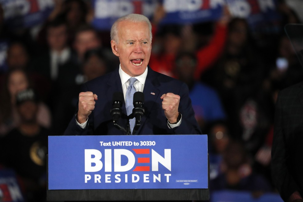 Joe Biden: vantagem crescente sobre Trump na eleição norte-americana