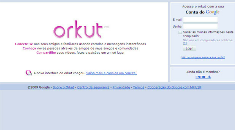 "Quero o meu buddy poke de volta", comentou internauta. Orkut voltou? Criador da rede social reativa site e promete novidades