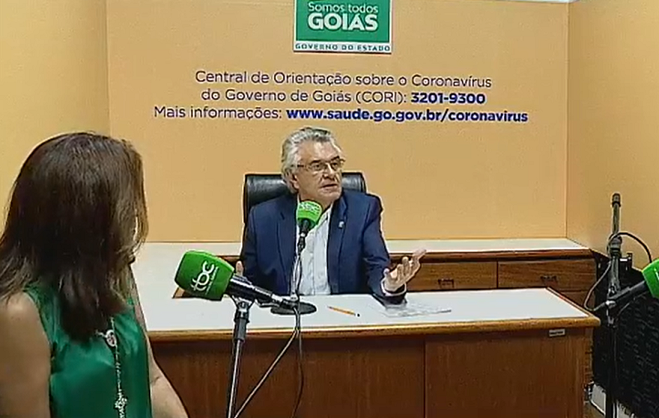 Caiado afirma que Goiás não negará leitos para pacientes de outros estados