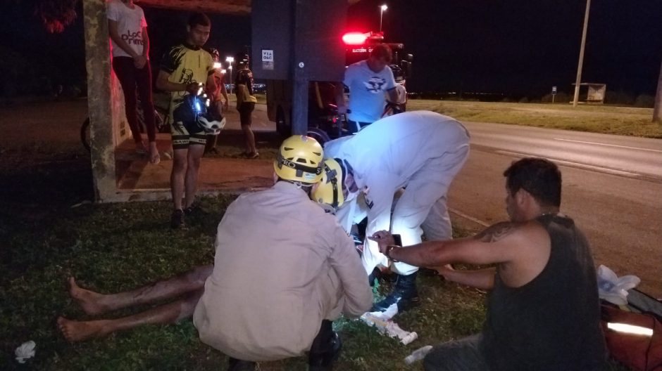 Ciclistas são atropelados no acostamento da BR 040, em Luziânia