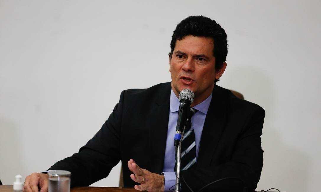 O ex-ministro, Sergio Moro, disse que o "combate à corrupção não é prioridade do governo" e que vai apresentar novas provas contra Bolsonaro (Foto: Pablo Jacob / Agência O Globo)