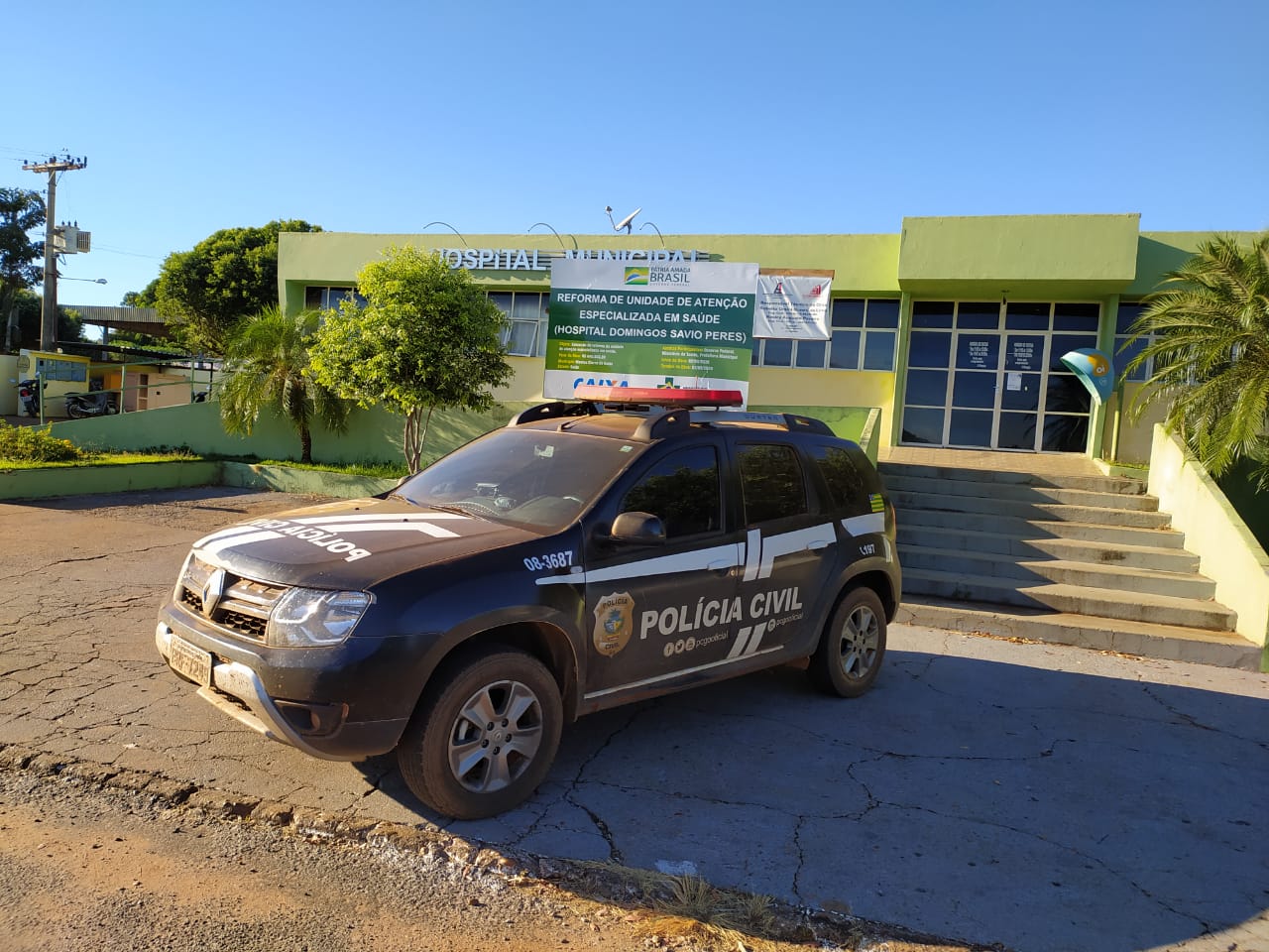 A Polícia Civil cumpriu mandados de busca e apreensão em investigação que apura a compra de medicamentos superfaturados em Montes Claros de Goiás. (Foto: divulgação/PC)
