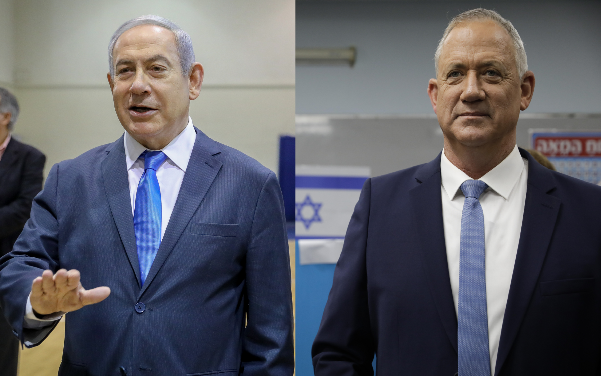 Netanyahu e Gantz: protagonistas de um governo de coalizão em Israel (Foto: Divulgação)
