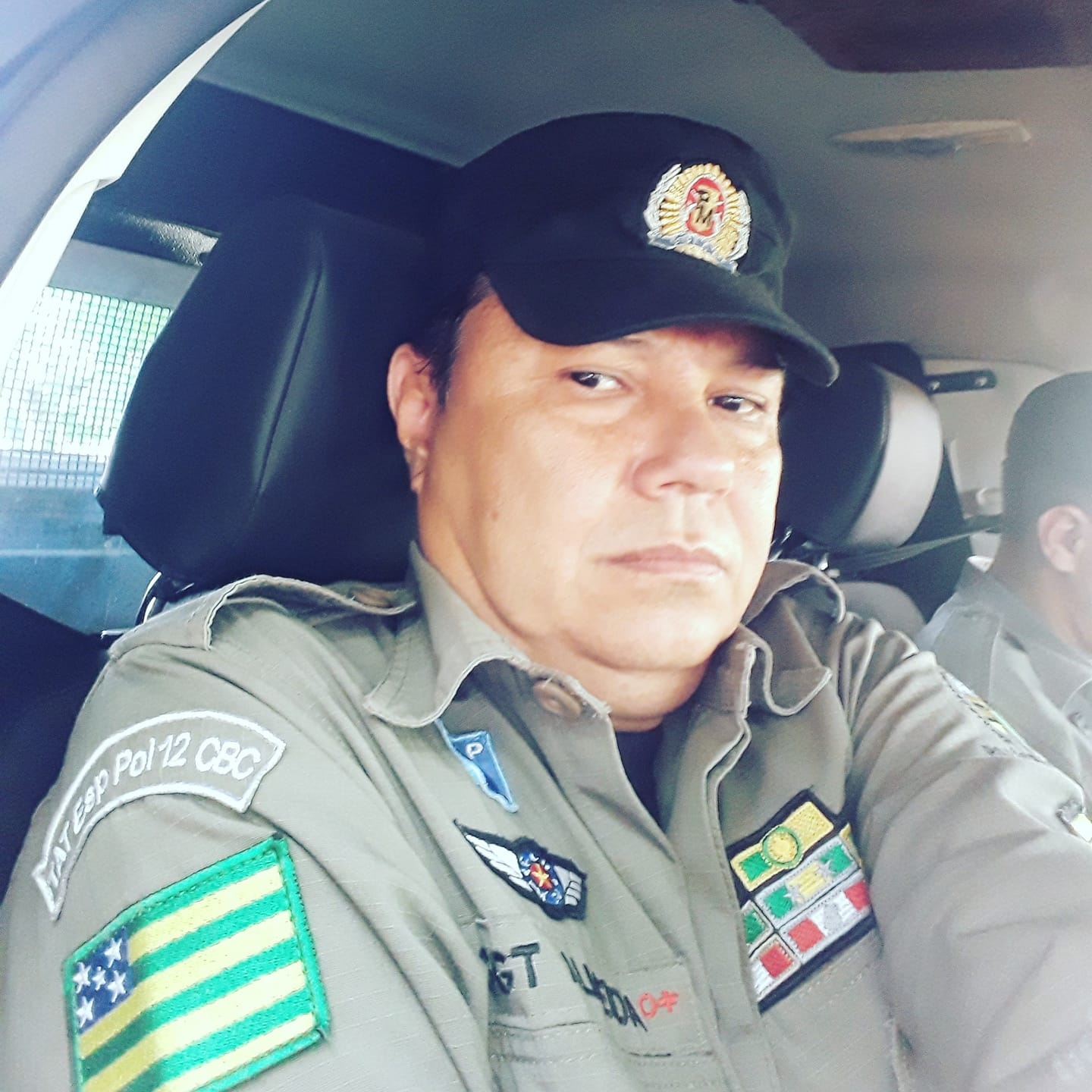 O sargento da Polícia Militar de Goiás (PM-GO), Wagner Luiz de Almeida, de 53 anos, morreu vítima de covid-19. (Foto: reprodução/Facebook)