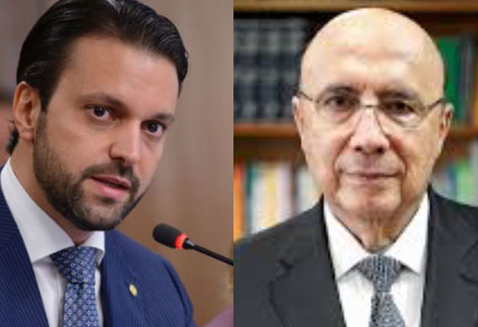 Ex-ministros e hoje secretários do governo de São Paulo, os goianos Alexandre Baldy e Henrique Meirelles (Fotos: Divulgação)