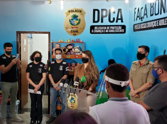 Delegada Ana Elisa Borges fala sobre a morte de Danilo de Sousa Silva (Foto: Polícia Civil)