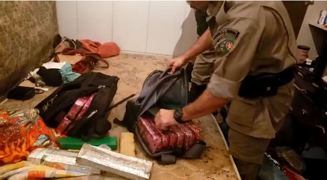 Polícia apreende 30 kg de maconha em Aparecida de Goiânia