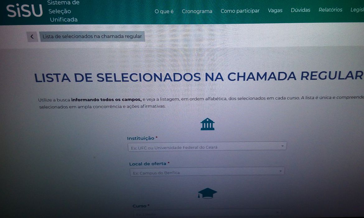 Os resultados do Sisu do 2º semestre de 2020 estão disponíveis para os 424.991 candidatos que disputam as vagas em universidades do Brasil. (Foto: Agência Brasil)