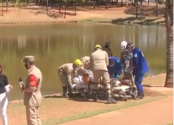 A Polícia Civil apontou que o homem que morreu afogado no lago do Parque Vaca Brava sofria de esquizofrenia. (Foto: Reprodução)