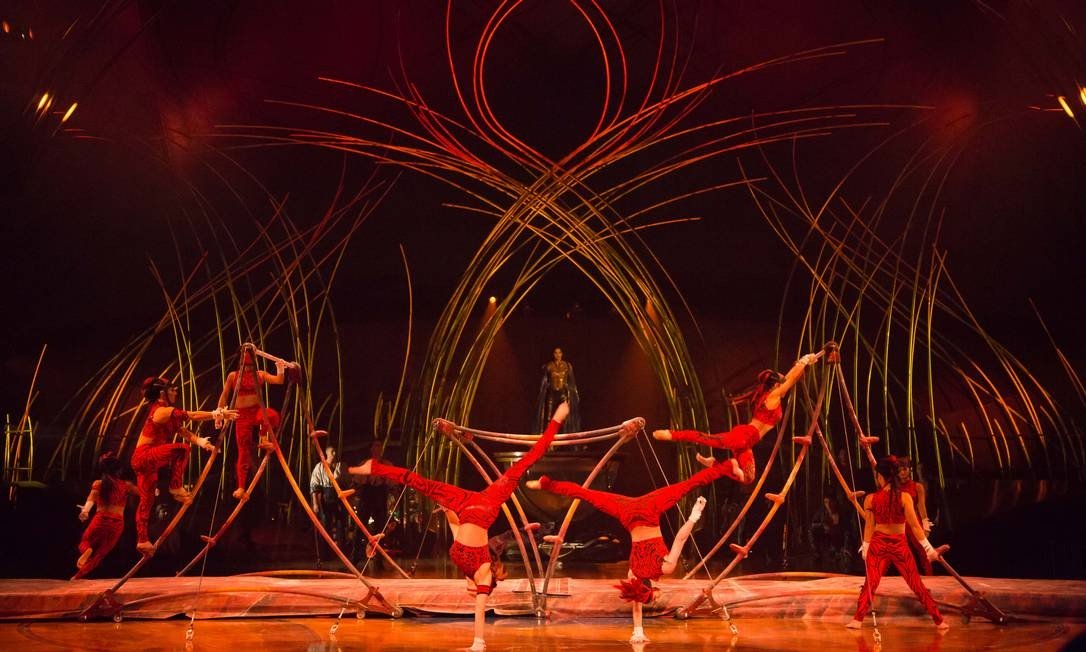 Espetáculo "Amaluna", do Cirque du Soleil. Foto: Bianca Tatamiya / Divulgação