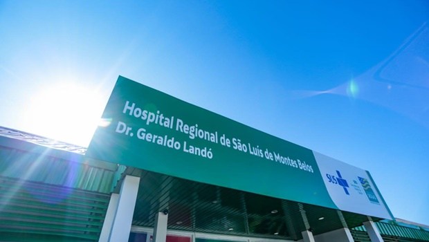 Hospital de campanha de São Luis dos Montes Belos (Foto: Secretaria de Saúde)