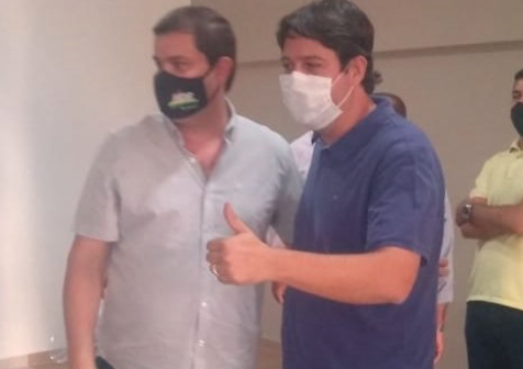Karlos Cabral e Osvaldo Fonseca: aliança MDB e PDT em Rio Verde