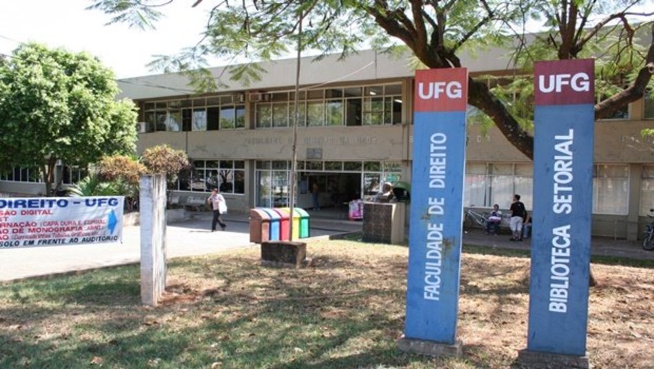 Campus 1 da Universidade Federal de Goiás; Faculdade de Direito (Foto: Reprodução)