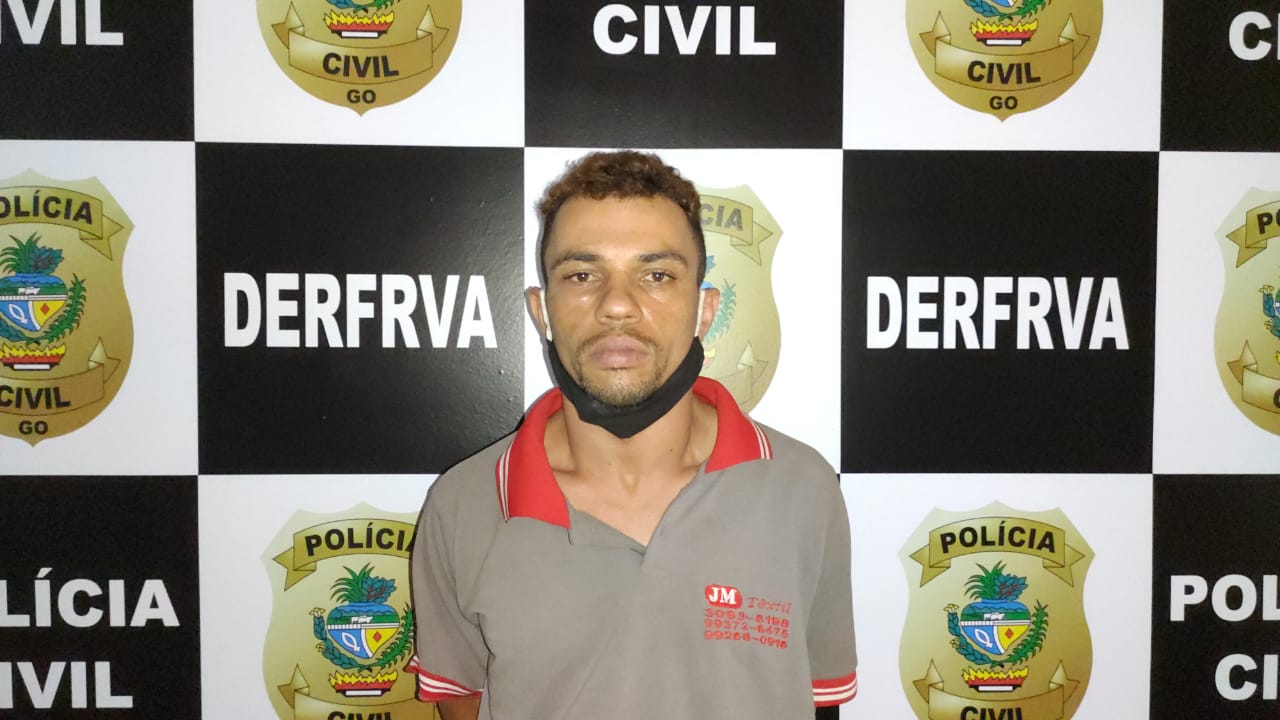 Um homem identificado como Diego Soares de Castro foi preso suspeito de furtar ao menos 6 motos em dois dias, em Goiânia e Aparecida de Goiânia. (Foto: divulgação/Polícia Civil)