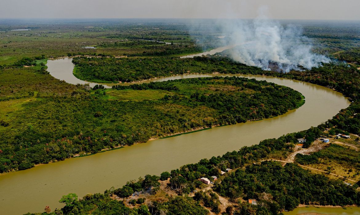 Tempo seco e calor favorecem novos focos de incêndio no Pantanal