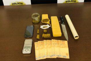 Polícia prende suspeito de usar trabalho de entregador para traficar drogas