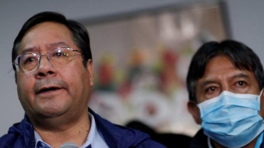 bolívia Luis Arce formou chapa presidencial com o ex-chanceler David Choquehuanca Imagem: Reuters