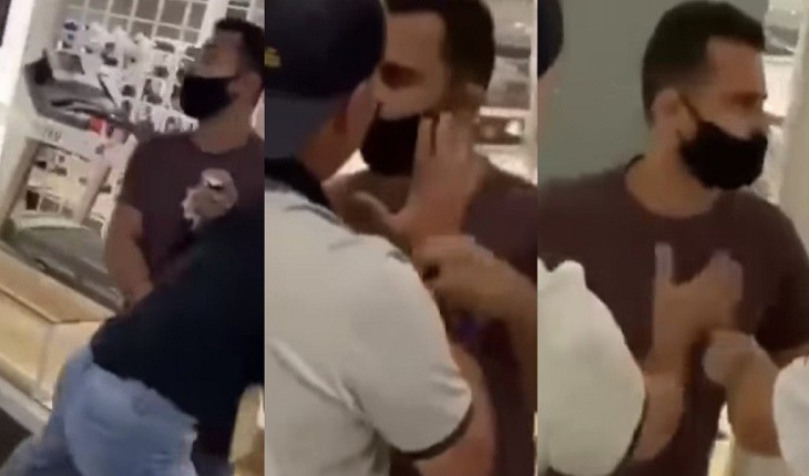 quesia freitas Vídeo mostra cantora sendo agredida pelo marido em shopping; assista