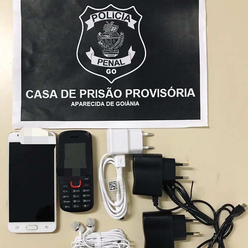 Polícia penal intercepta celulares enviados por drone à CPP de Aparecida