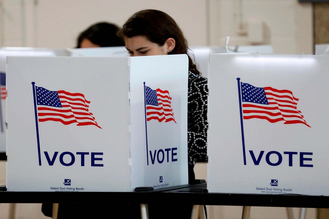 Eleitores votam nos Estados Unidos (Foto: Divulgação)