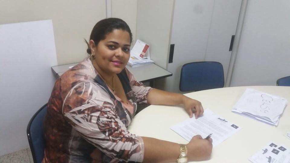 A prefeita de Baliza, Fernanda Nolasco (DEM), foi reeleita na cidade, na noite deste domingo (15). (Foto: reprodução)