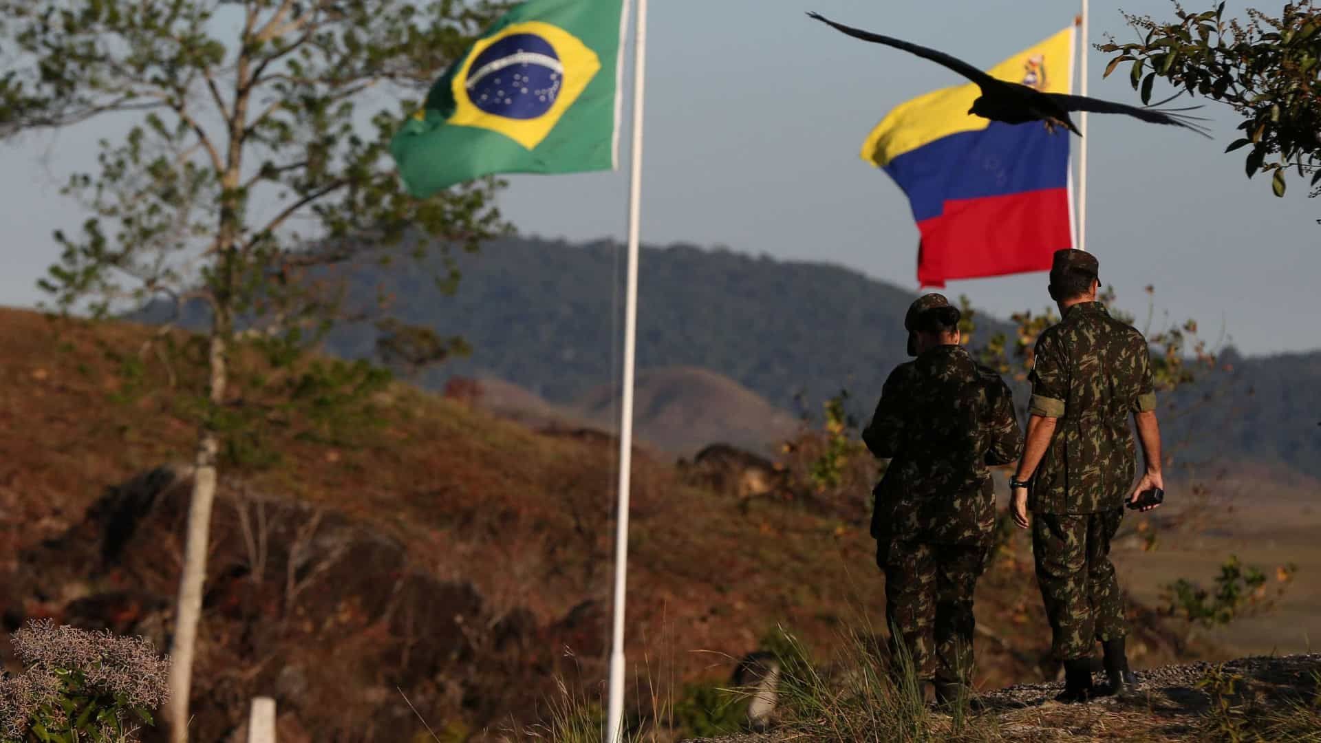 Militares na fronteira do Brasil com a Venezuela (Fabiano Maisonnave/Folhapress)