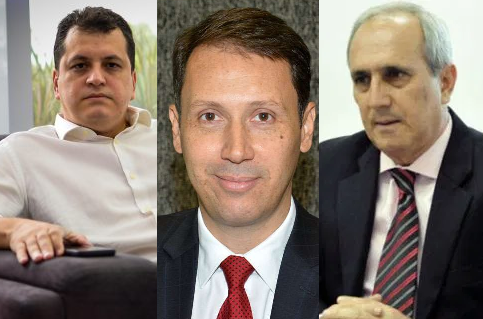 Agenor Mariano, Andrey Azeredo e Euler Lázaro de Morais, nomes mais fortes do secretariado de Maguito (Foto: Reprodução)