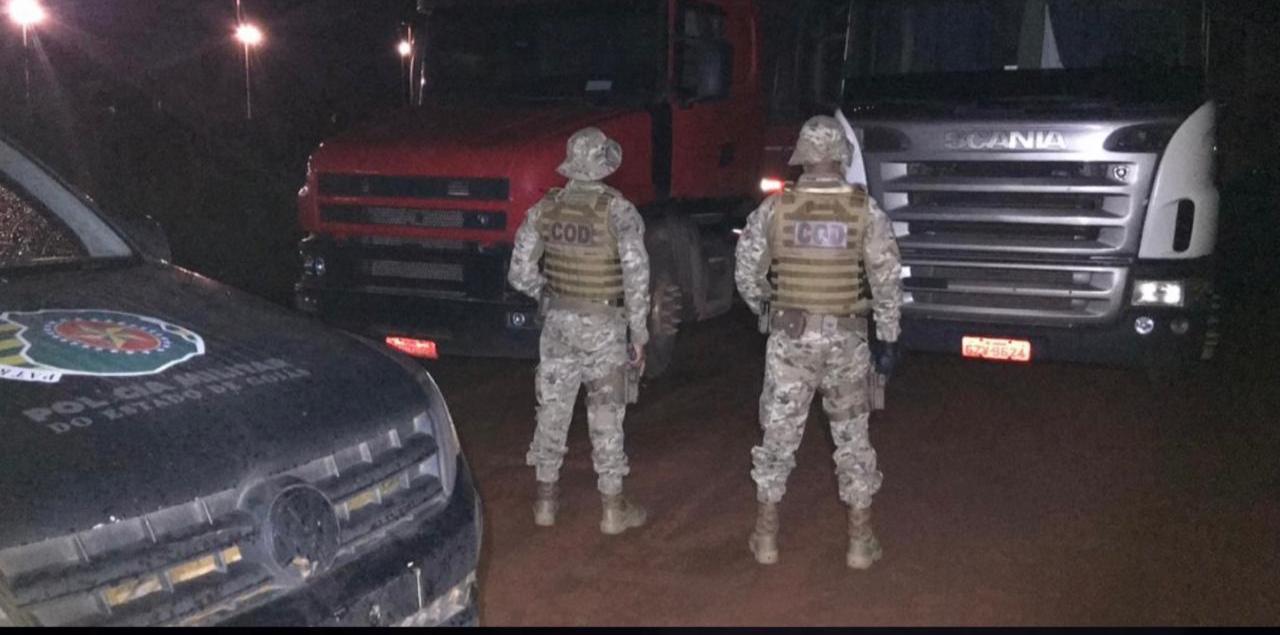Polícia apreende mais de 100 toneladas de grãos ilegais em Goiás