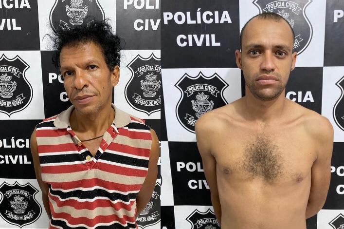 Dupla é presa suspeita de cometer furtos e roubos em Cocalzinho de Goiás - polícia