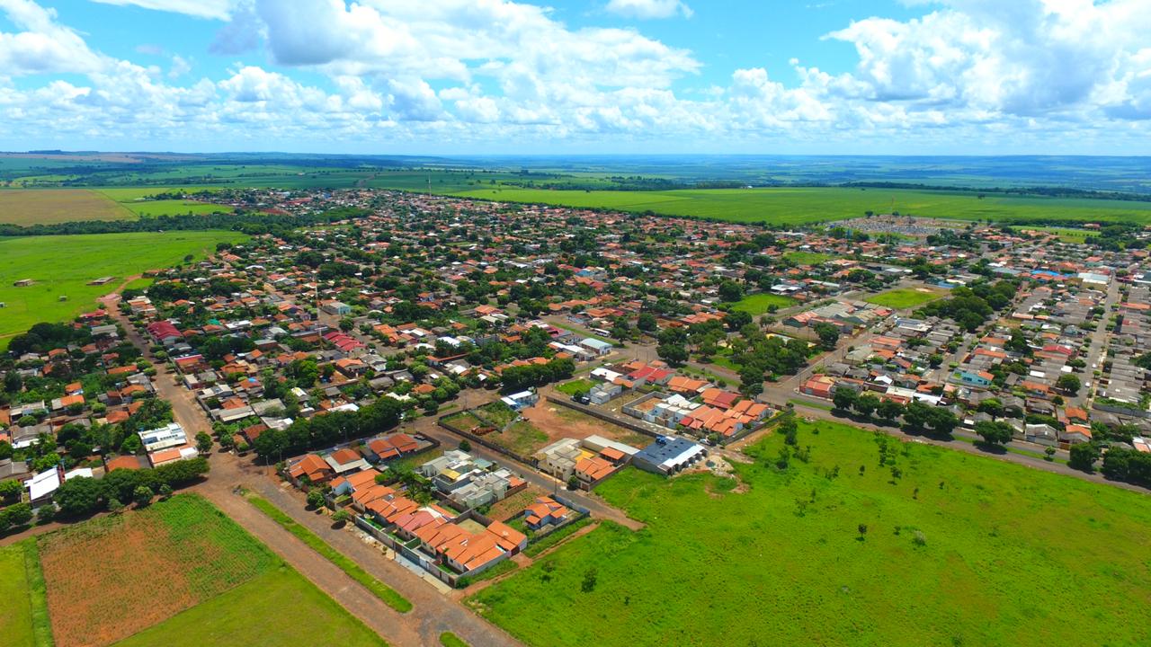 Vista aérea de Goiatuba (Foto: reprodução/ITCO)
