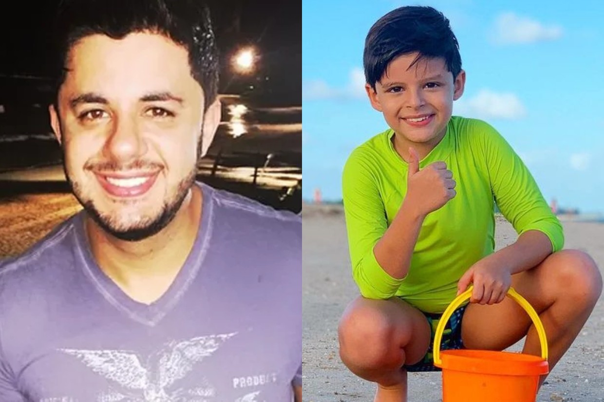 Filho de Cristiano Araújo causa comoção na web por semelhança com o pai